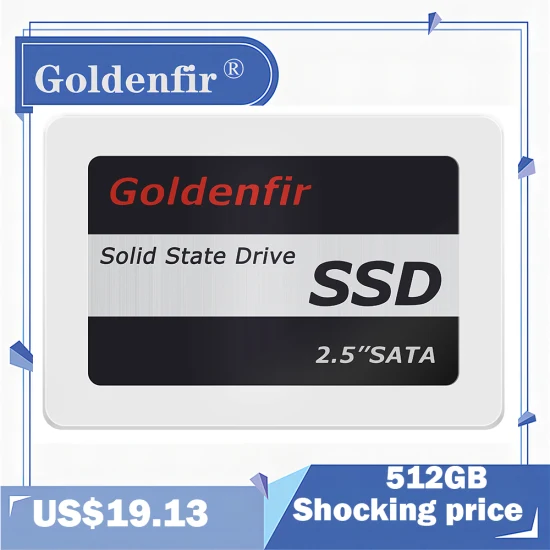Goldenfir SSD256GB Original Chip SSD de alta velocidade Solid State Drive 256GB Menor preço